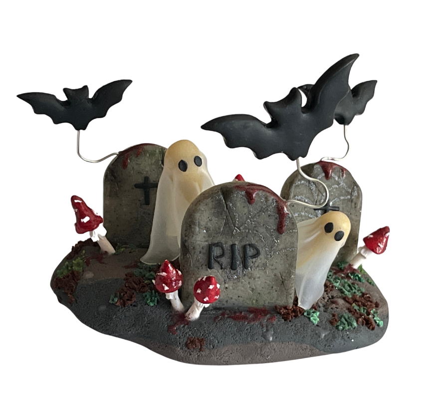 Fancy Flying Bats Polymer clay Cutter set for polymer art jewelry Halloween earring cutters