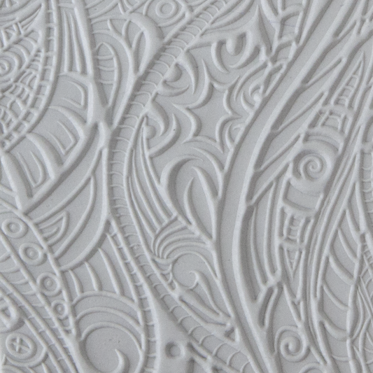Texture Tile - Tribal Zen Multi-Tangle Embossed