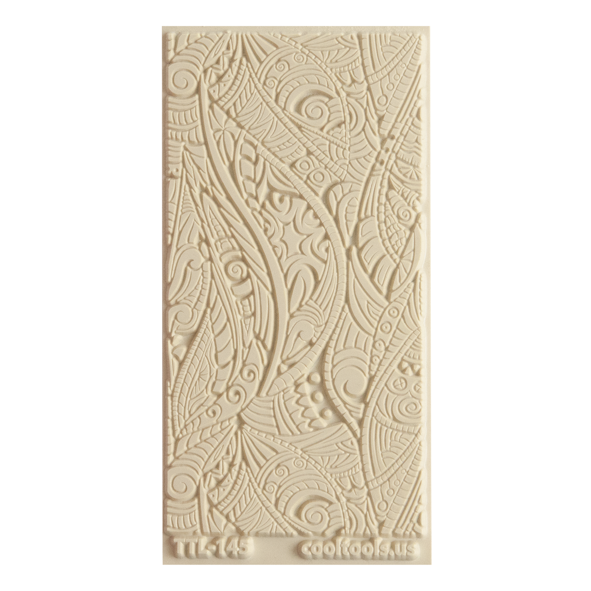 Texture Tile - Tribal Zen Multi-Tangle Embossed