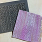Quilted in the West South west Rubber Stamp Texture Sheet Mat for polymer clay metal clay mixed media art