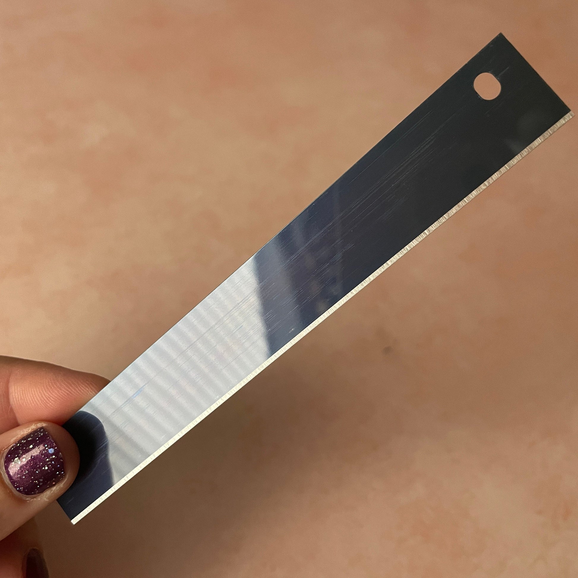 The &quot;Blue Steel&quot; Clay Blade | specialty blades for polymer clay