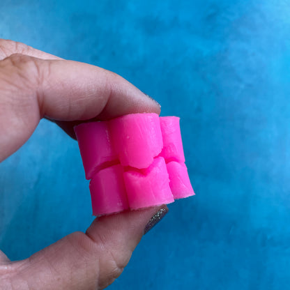 Small Round Flower press mold | silicone polymer clay and food safe mold - Create Along 