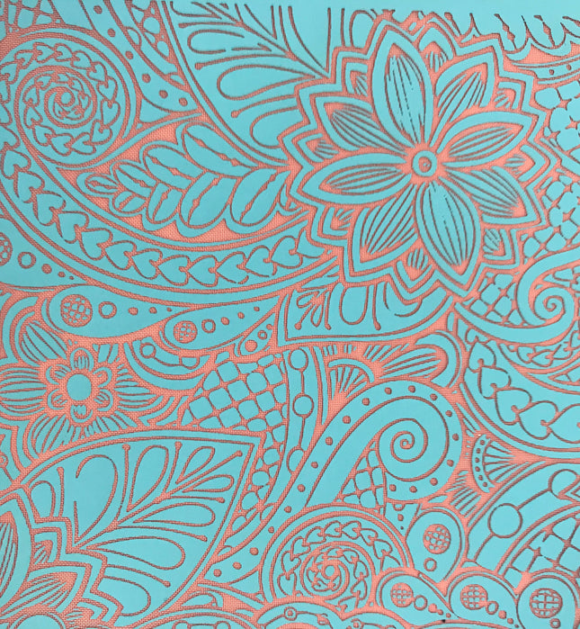 Shadows of Your Love Polymer Clay Silkscreen – Henna-Inspired Floral Pattern - Create Along 