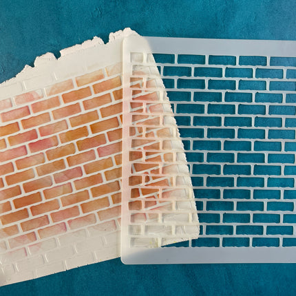 Bricks Mylar Stencil Texture Sheet - Create Along 