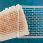 Bricks Mylar Stencil Texture Sheet