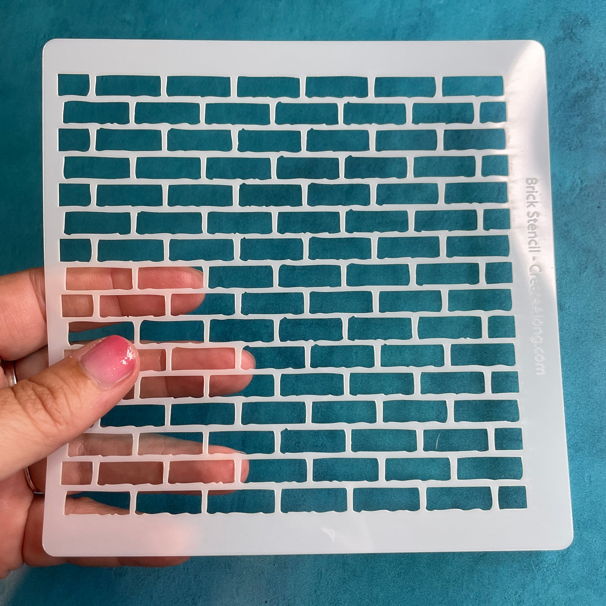Reusable Mylar Brick Wall Brick Pattern Design Handmade Easy to