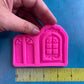 Fairy Door Windows silicone clay and food safe mold