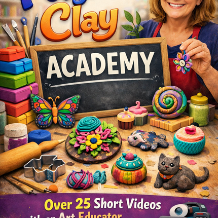 polymer clay academy by createalong