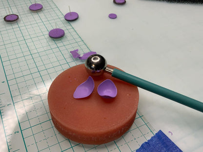 Stud Puck™ - polymer clay stud earring post earring back embedding tool by CreateAlong - Create Along 