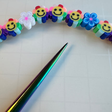 Petal and Point Metal Sculpting Wand Polymer Clay Poking Smoothing Shaping - Create Along 