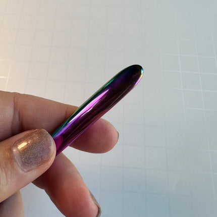 Petal and Point Metal Sculpting Wand Polymer Clay Poking Smoothing Shaping - Create Along 