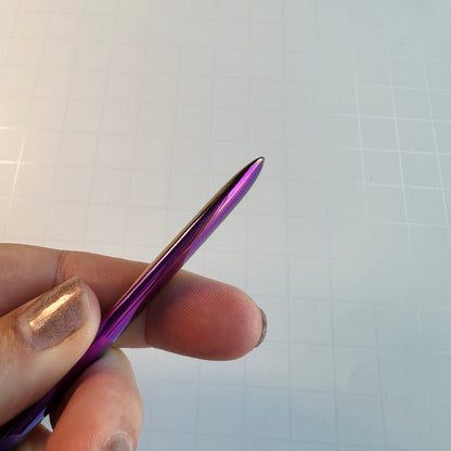Petal and Point Metal Sculpting Wand Polymer Clay Poking Smoothing Shaping - Create Along 