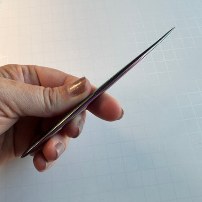 Petal and Point Metal Sculpting Wand Polymer Clay Poking Smoothing Shaping - Create Along 