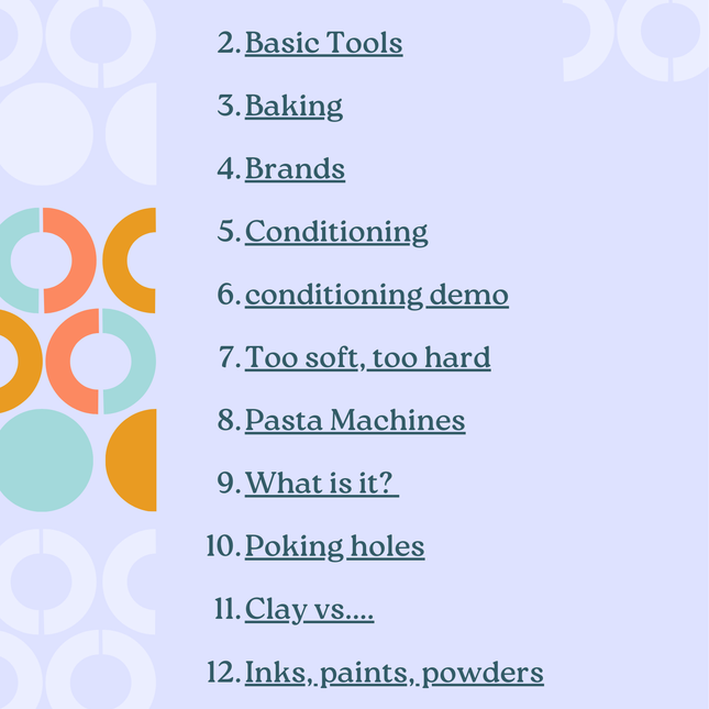 Polymer Clay Academy - Learn the foundations