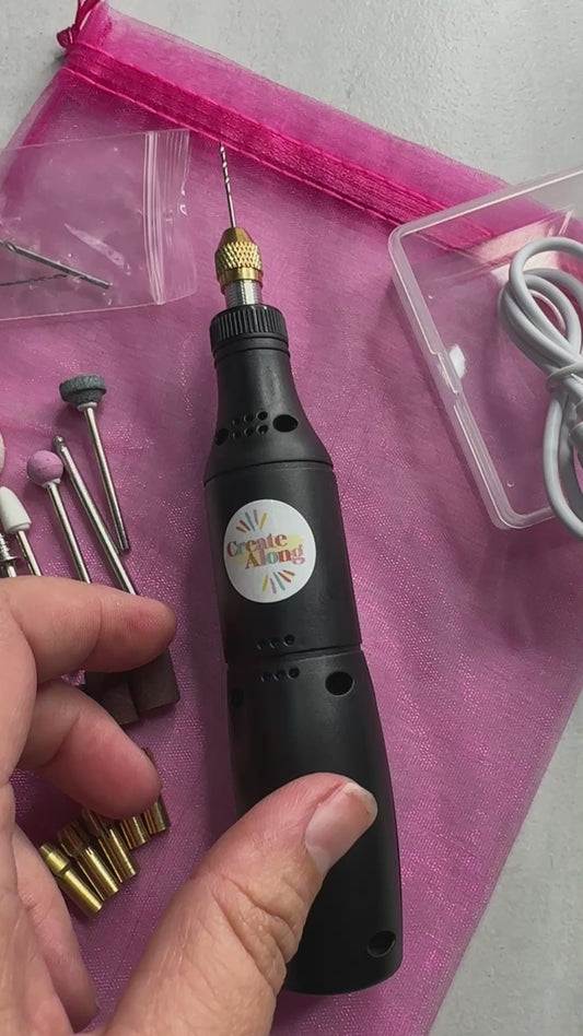 Rechargeable Pencil Drill handheld rotary sander for polymer clay