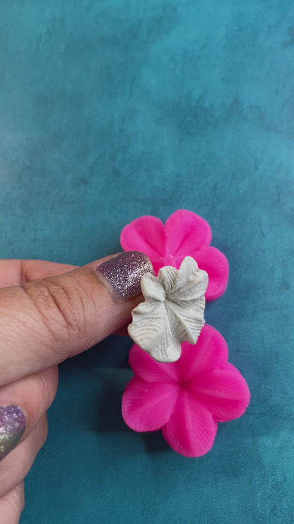 Small Round Flower press mold | silicone polymer clay and food safe mold