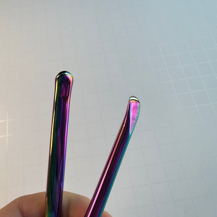 Scoop and Smooth Tool set Stainless 2 steel sculpting wands | polymer clay metal sculpting tool - Create Along 