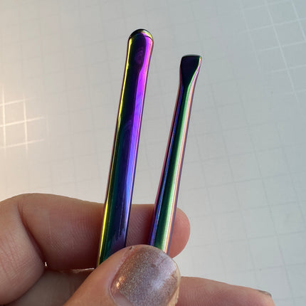 Scoop and Smooth Tool set Stainless 2 steel sculpting wands | polymer clay metal sculpting tool - Create Along 