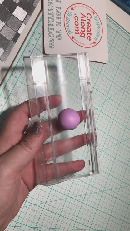 Pro Bead Roller Set 6 - NOT 3D PRINTED - DIY make large oval barrel focal shape in polymer clay cork clay fondant