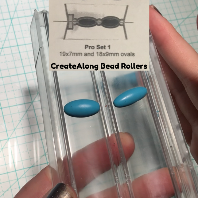 Pro Bead Roller Set 1 - ORIGINAL not 3D PRINTED - make 2 oval shapes in polymer clay cork clay fondant - Create Along 