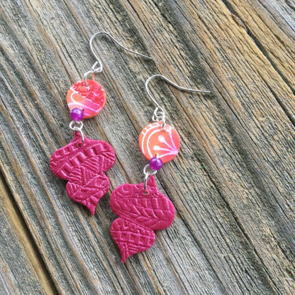 Mod Lantern polymer clay cutter set earrings jewelry delicate dainty sharp - Create Along 