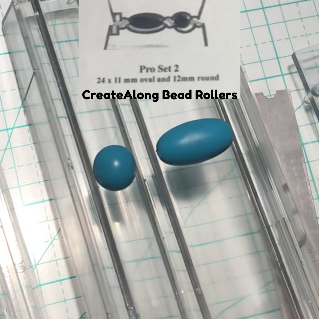 Pro Bead Roller Set 2 - NOT 3D printed - DIY make oval and round shapes in polymer clay cork clay fondant