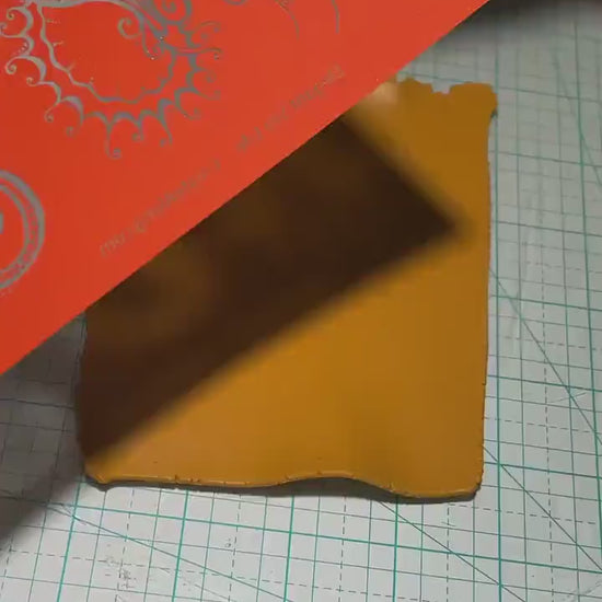 Silkscreen Tribal Textiles Stencil for Polymer Clay, Art Jewelry, and Mixed Media