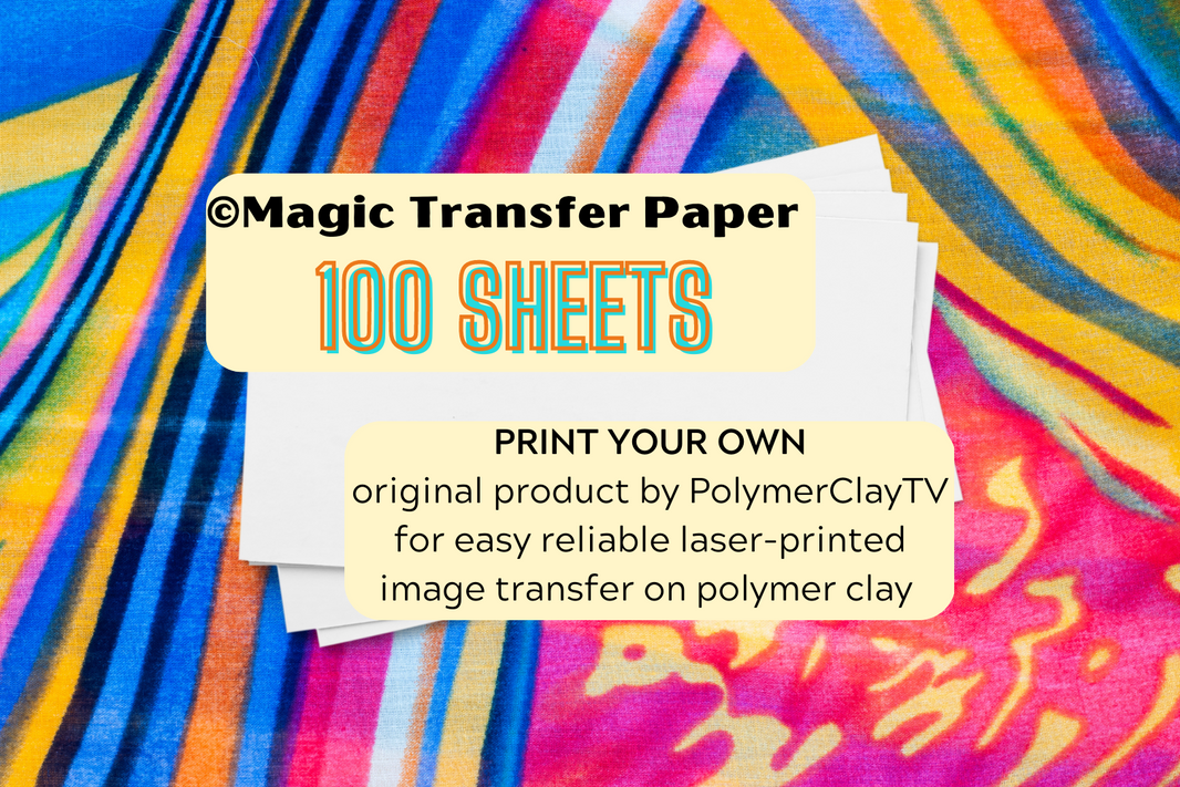 Magic Transfer Paper Clay Tattoo water soluble image transfers for