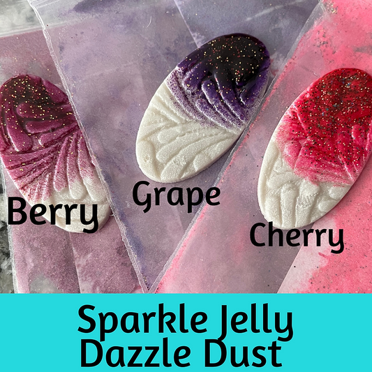 Dazzle Dust Heat Set Sparkle Jelly powder coat sealer for clay and metal charms