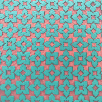 Polymer Clay Silk Screen Stencil Silkscreen Flowers in the Wind Floral Polymer Clay Silk Screen Stencil - Create Along 