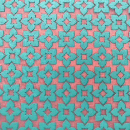 Polymer Clay Silk Screen Stencil Silkscreen Flowers in the Wind Floral Polymer Clay Silk Screen Stencil - Create Along 