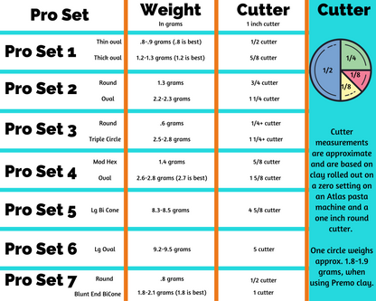 Pro Bead Roller Set 1 - ORIGINAL not 3D PRINTED - make 2 oval shapes in polymer clay cork clay fondant - Create Along 