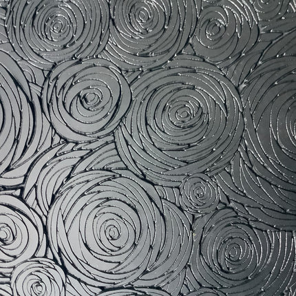 Cottage Rose Rubber Stamp Texture Sheet Mat for polymer clay metal clay mixed media art - Create Along 
