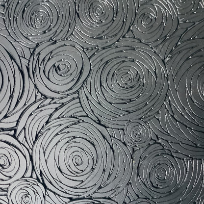 Cottage Rose Rubber Stamp Texture Sheet Mat for polymer clay metal clay mixed media art - Create Along 