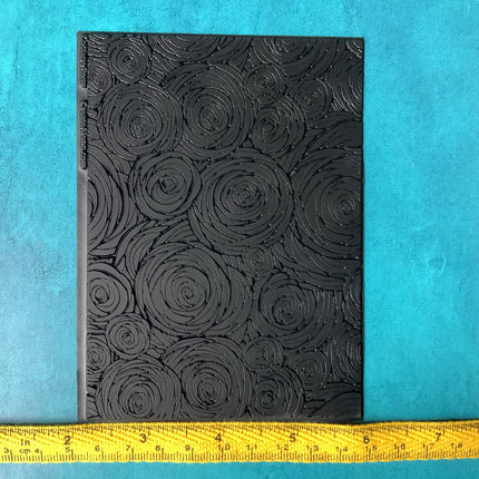 Cottage Rose Rubber Stamp Texture Sheet Mat for polymer clay metal clay mixed media art - Create Along 