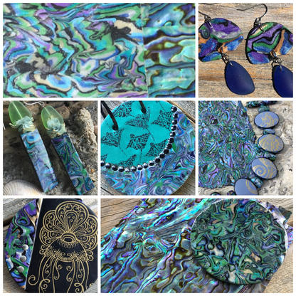 Make a Gorgeous Faux Abalone Slab & Reversible Seahorse Bracelet Online Workshop with Cindi McGee - Create Along 