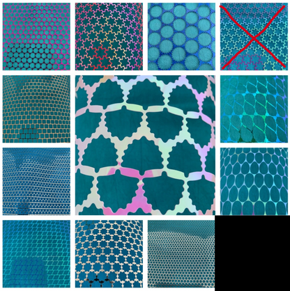 Punchinella Pack Set of 11 Stencils Sequin Waste great for Polymer Clay Art Jewelry Mixed Media Fairy Doors