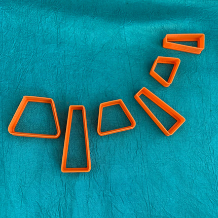 Egyptian Collar necklace polymer clay cutter set earrings drop - Create Along 