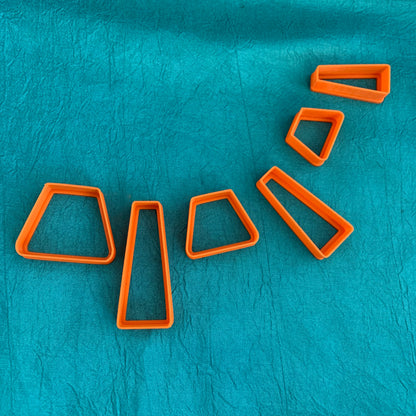 Egyptian Collar necklace polymer clay cutter set earrings drop - Create Along 