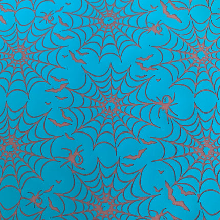 Silk Screen Spider Webs  Stencil for Polymer Clay, Art Jewelry, Mixed Media - Create Along 