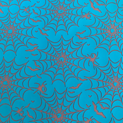 Silk Screen Spider Webs  Stencil for Polymer Clay, Art Jewelry, Mixed Media - Create Along 