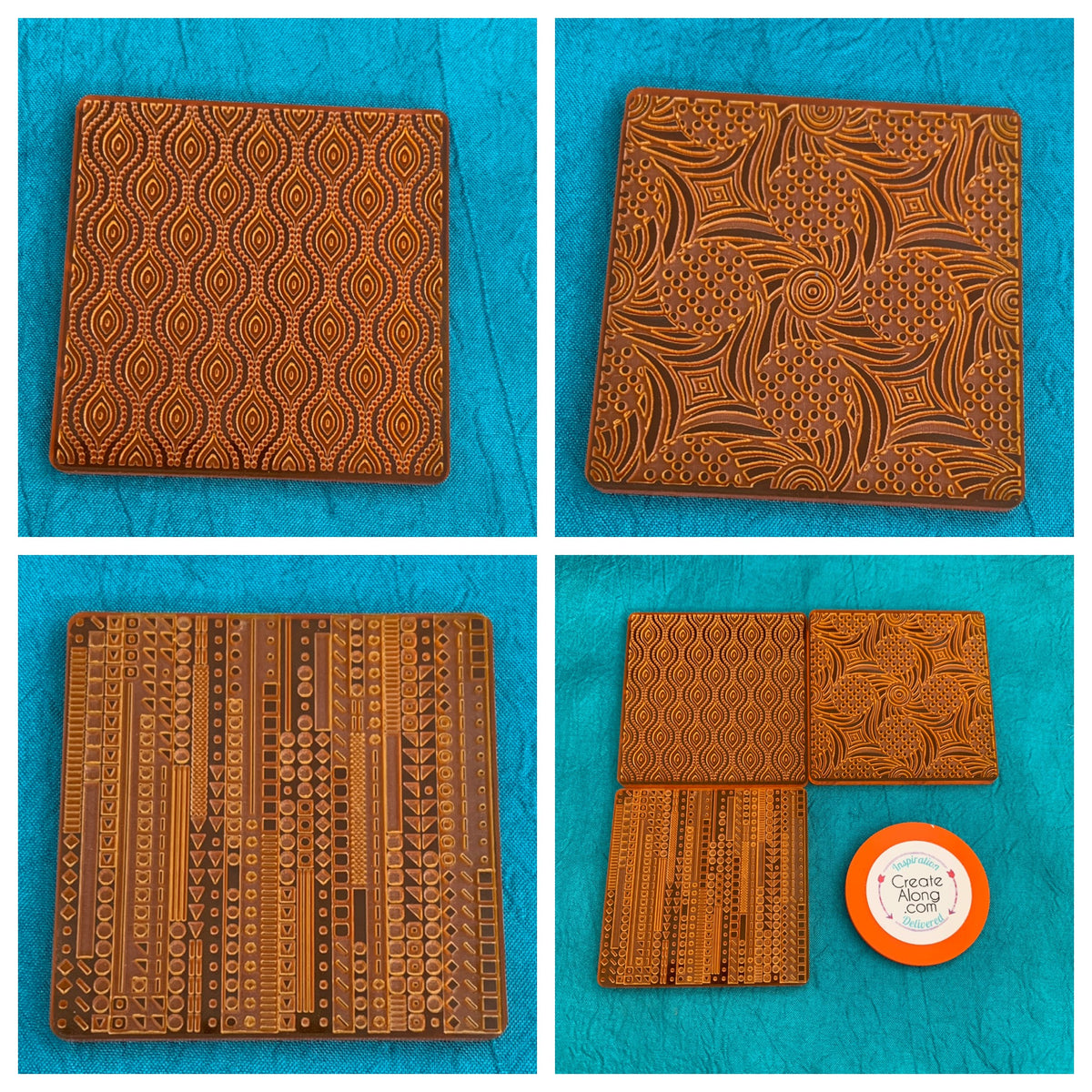 Deco Disc Pattern Play Stamp and Texture Pattern Designs for polymer clay - Polymer Clay TV tutorial and supplies
