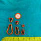 Drop Collar polymer clay cutter set earring pendant jewelry sharp cutters
