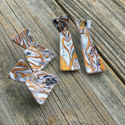 Egyptian Collar necklace polymer clay cutter set earrings drop - Create Along 