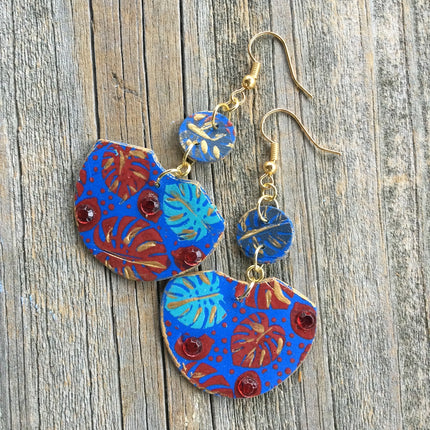 Silk Screen Monstera Leaves Stencil For Polymer Clay - Create Along 