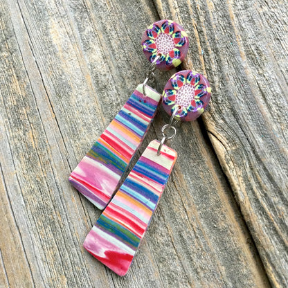 Egyptian Collar necklace polymer clay cutter set earrings drop - Create Along 