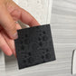 Mystical Rubber Stamp Texture Sheet Mat for polymer clay metal clay mixed media art