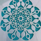 Mylar Mandala #02 Mylar Stencil texture sheet for polymer clay earrings art jewelry mixed media