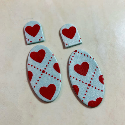 Hearts of Plaid Silkscreen For Crafting, Polymer Clay + Mixed Media - Create Along 