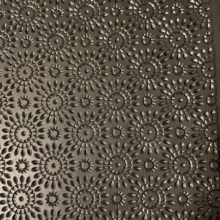 MexiFlowers Rubber Stamp Texture Sheet Mat for polymer clay metal clay mixed media art - Create Along 